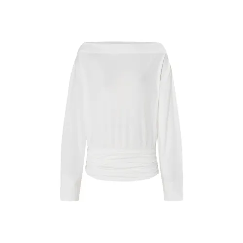 MO CO Натуральный Белый Женский T-Рубашки