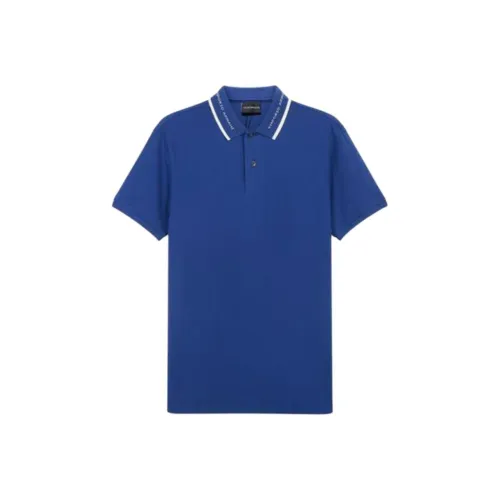 EMPORIO ARMANI SS21 Поло Мужское Королевский Синий