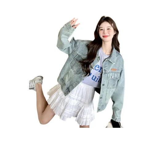 MEXICAN Светло-синие Женские Джинсовые Куртки