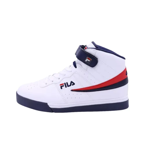 FILA Vulc 13 Collection MID Топ Скейтборд Кроссовки Мужские Белый Синий Красный