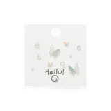 Прозрачный Синий - 5-Пара Комплект