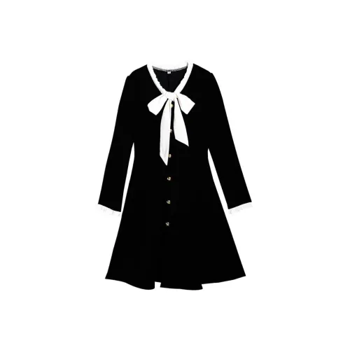 GOSO Длинное платье с длинными рукавами женское