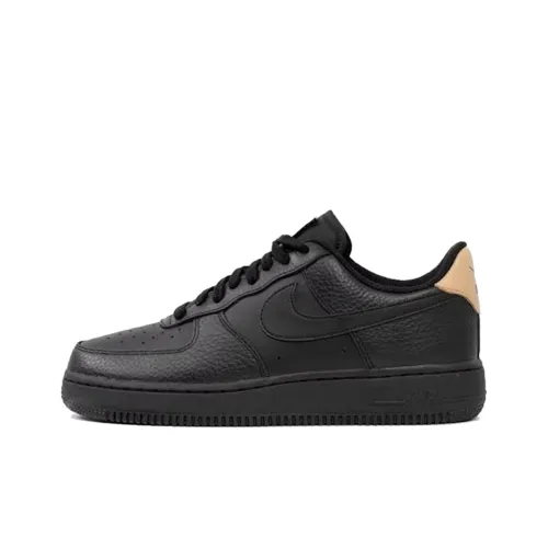 Nike Air Force 1 Low Топ Скейтборд Кроссовки Унисекс Черный