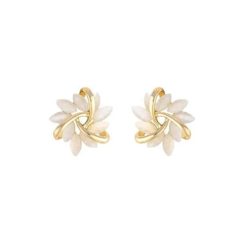 Tong Tong Rabbit Alloy Resin Stud Earrings Women's