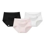 Чёрный + Натуральный Белый + Светло-Розовый