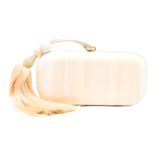 CULT GAIA Акриловый клатч маленький женский песочный