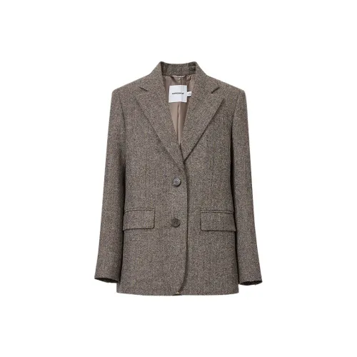 Hopeshow Черный кофе 045 Женские Деловые костюмы