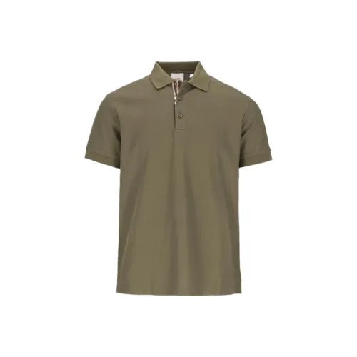 Burberry SS24 Поло Мужское Армейский Зеленый