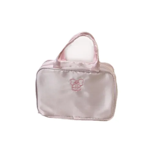 POPO CANDY Girlish Pink Triple Layer Large Capacity Travel Storage Bag Portable Handheld Для прогулок Косметичка