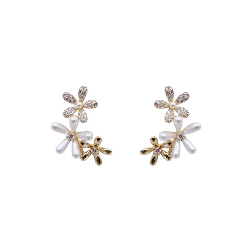Tong Tong Rabbit Alloy Resin Stud Earrings Women's