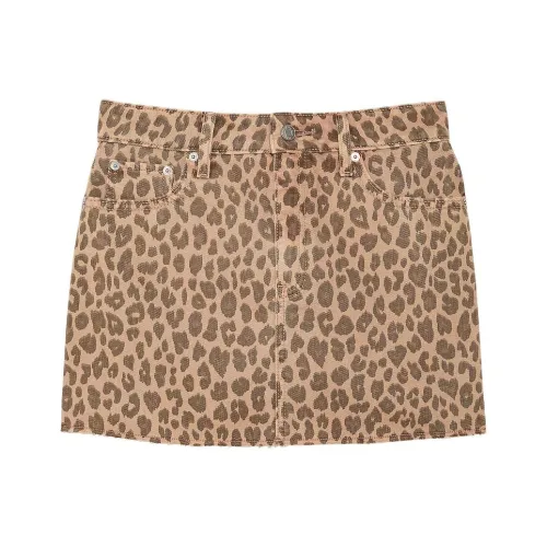 Victoria's Secret Розовые Джинсовые Короткие Юбки Женские