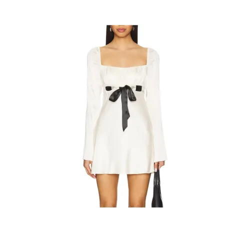 Камень Cold FO Длинный рукав Платье Женское