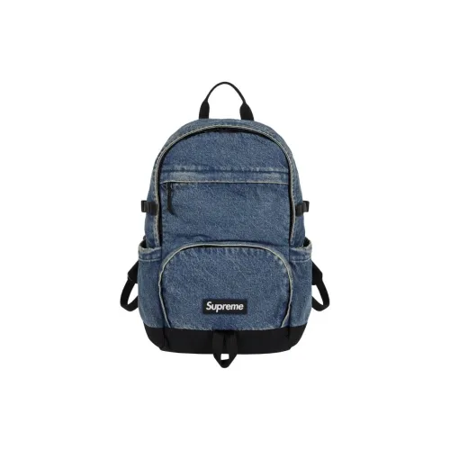 Supreme Нейлон Рюкзак Унисекс Джинсовый Синий