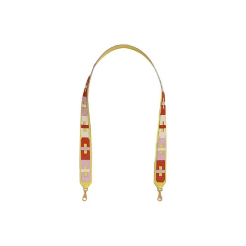 HERMES Bandoulière Sanglons Swift Epsom Телячья кожа Сумка Ремень Женские Лайм red earth Мальвовый фиолетовый Кремово-белый