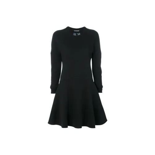 Alexander McQueen Длинное платье с длинными рукавами женское