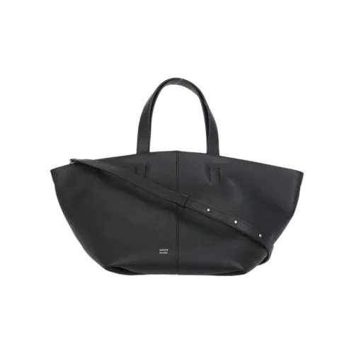 MANSUR GAVRIEL Litchi Grain Calfskin Crossbody Bag Handbag Women's Black