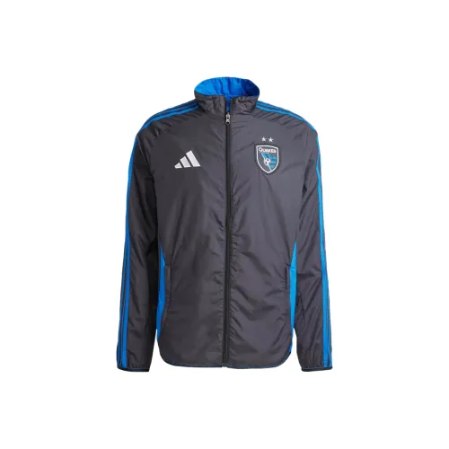 Adidas San Jose Earthquakes Двусторонний Anthem Куртка Мужская