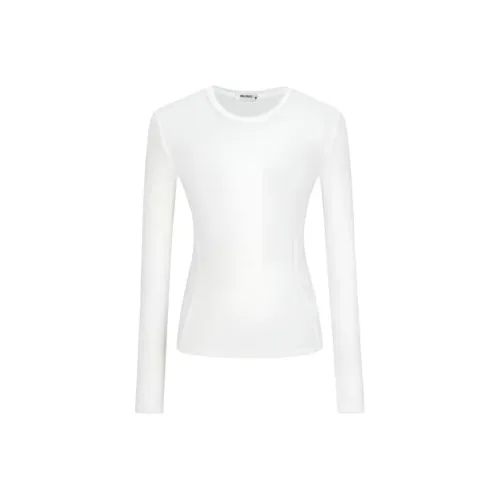 DANCANG Длинный рукав Т-рубашка Базовый слой Женский