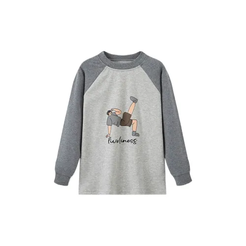 Cotton Gene Серый Мужские Термофутболки