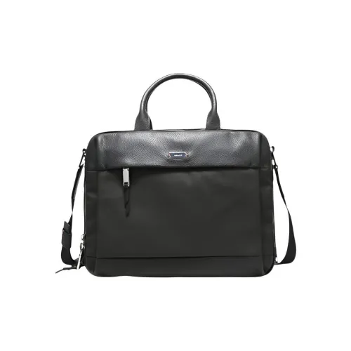 BALLY Натуральная кожа Briefcase сумка обычный мужской черный