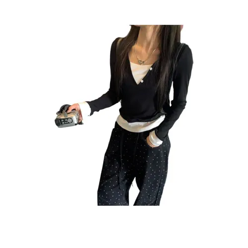 ZAZN Черные Женские T-рубашки