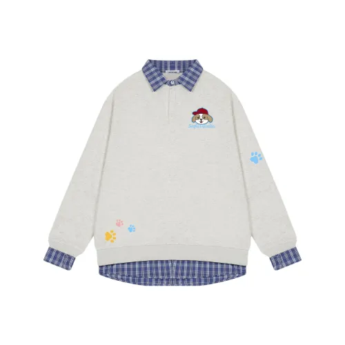 7 SEVFUN Светло-серый Унисекс Свитшоты