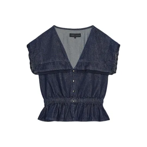 ZARA Синие Женские Рубашки