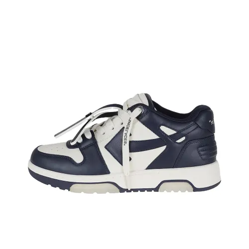 OFF Белый Out Of Office LEA Низкий Топ Скейтборд Кроссовки Женские Сине-белый