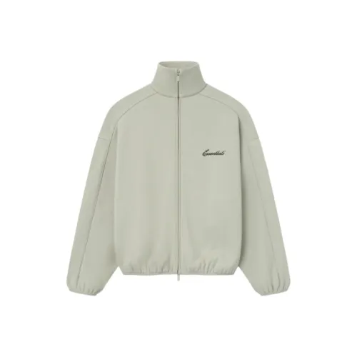 Fear of God ESSENTIALS SS25 Modern Форма Флис Дорожка Куртка ABBEY Камень Куртка Мужской