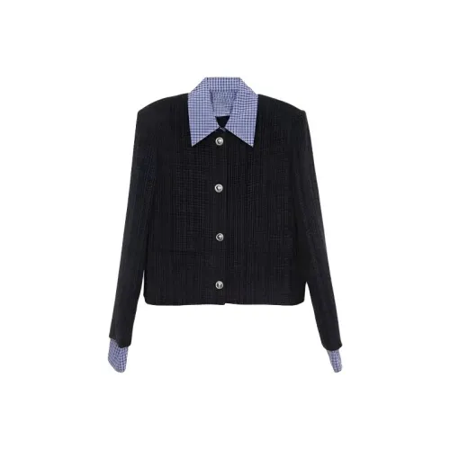 TIBINB Темно-синий Синий Женские Деловые Костюмы