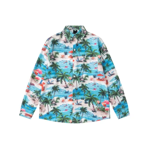 51XXHA Монохромный Унисекс Рубашки