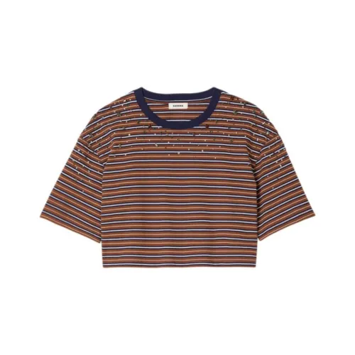 Sandro Коричневый Женские T-рубашки