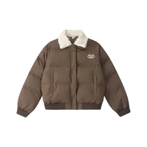 POWXV Коричневый Женские пуховики