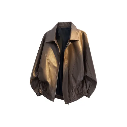 LINGSHI Унисекс Кожаные куртки