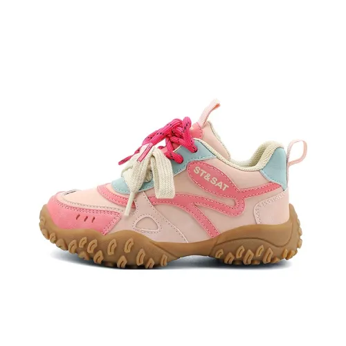 ST SAT Slip-resistant Abrasion-resistant Низкий топ Детская беговая обувь для детей 3-7 лет