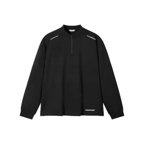 SANBAI STUDIO Черный Унисекс T-рубашки