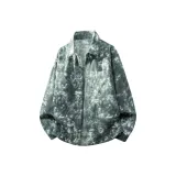 Гора и Вода Ландшафт Серый Зеленый