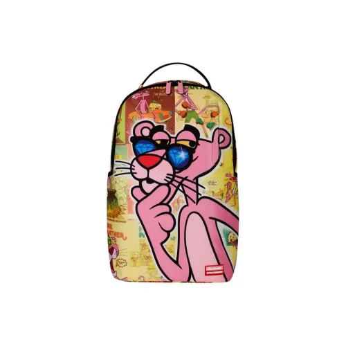 SPRAYGROUND Розовый леопард Коллаборация Полиэстер Рюкзак Унисекс Розовый