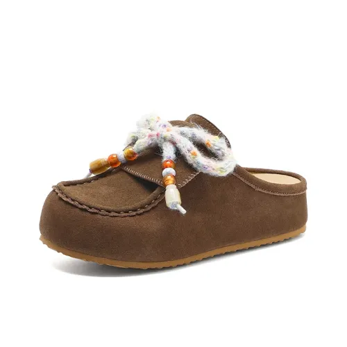 ZGR Birkenstock Стиль Обувь Закрытый носок Мюли Тапочки Женские