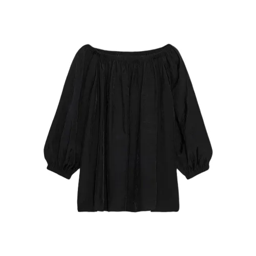 ZARA ZW Series Черные Женские T-рубашки