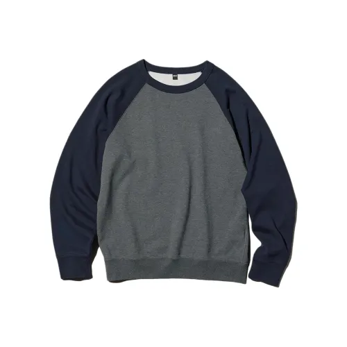 UNIQLO Темно-синий Унисекс Свитшоты