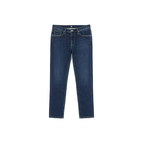 Lee Темно-синий Мужской Джинсы