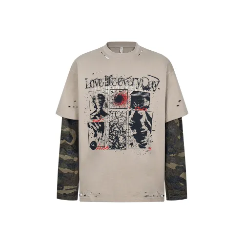 WAYHWEI Серый Унисекс T-рубашки