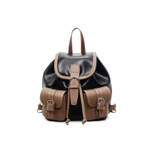 Meow In The Grass ПУ (полиуретан) Рюкзак Стандартный Женский Многоцветный