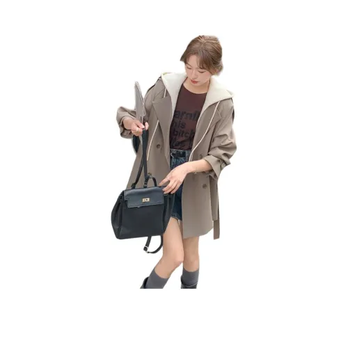 MEXICAN Хаки Женская тренч-куртка