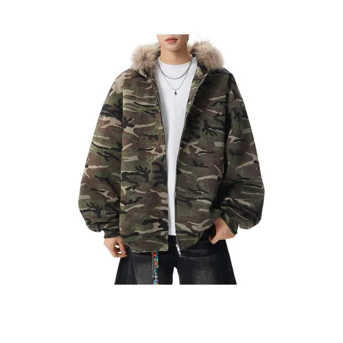 GANGZAI Зеленый камуфляж унисекс свитшоты