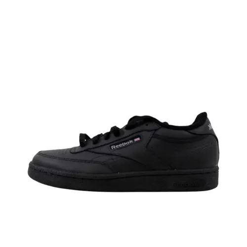 Reebok Club C Low Топ Детские Скейтбординги Черный Подростки
