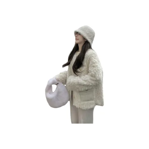 REMOULD Белый Женский Короткий Пальто