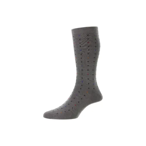 PANTHERELLA 1 Pack Medium Gray Men's MID Shin Носки