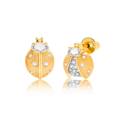 MITHAOL KUSC Серьги-гвоздики из стерлингового серебра 925 пробы женские